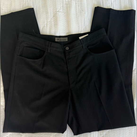 Alberto Other - Alberto Ceramica TOM 3130 Black Stretch Dress Pants 39x36 Tech Fabric EU 110